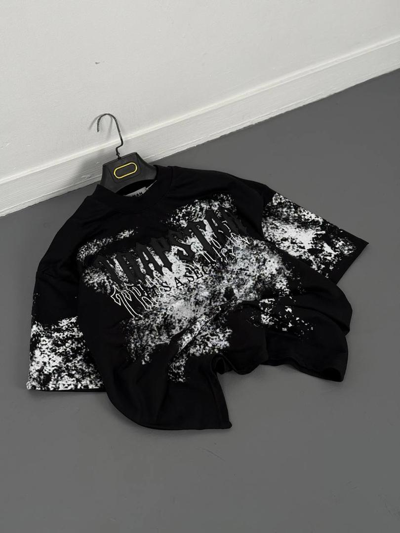 تیشرت مردانه طرح TRAPSTAR مشکی کد 178 - M